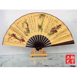 扇子定制，折扇生產(chǎn)廠家，供應(yīng)絹布扇子廠家