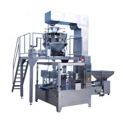 精威全自動(dòng)給袋式瓜子稱量包裝機(jī) 顆粒組合秤包裝機(jī)