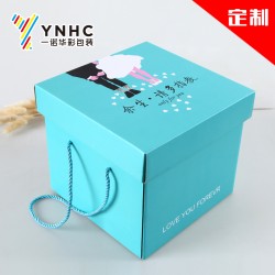 廠家定做婚紗包裝盒 婚慶用品天地蓋禮品盒、瓦楞紙彩盒印刷定制