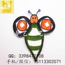 刺繡徽章、肩章、卡通刺繡圖案、水溶繡花