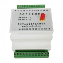 供應(yīng)433mhz無(wú)線遙控開關(guān)16路無(wú)線模塊DW-J11-16
