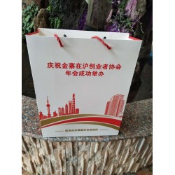 白?？ǘY品手提袋，安徽廠家直供，定制生產(chǎn)，可設(shè)計(jì)版面