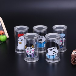 廠家直銷(xiāo)透明塑料食品罐 PVC環(huán)保盒子現(xiàn)貨 通用包裝罐可定制