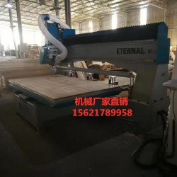 木工數(shù)控縱橫鋸邊機，全自動往復式鋸邊機，數(shù)控電子鋸邊機