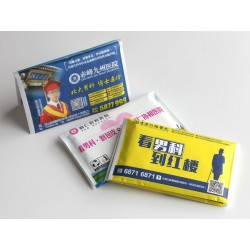 四川醫(yī)美禮品荷包紙巾，醫(yī)美宣傳促銷錢夾紙巾定制選睿龍紙品廠